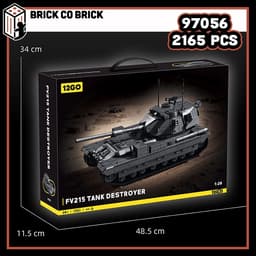 Mô hình Tank  FV215 DESTROYER  Mô hình Tank Quân sự Hạng Nặng  FV215 DESTROYER 97056 5