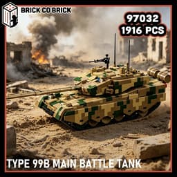 Mô hình Tank TYPE 99B Mô hình Tank Quân sự Hạng Nặng TYPE 99B 97032 2