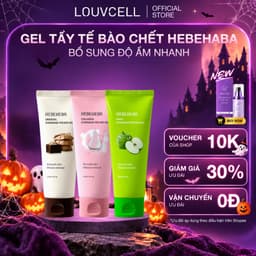 Gel Tẩy Tế Bào Chết HEBEHEBA Gommage Peeling Gel 120ml, Giúp Da Mềm Mịn - Từ LOUVCELL Việt Nam 1