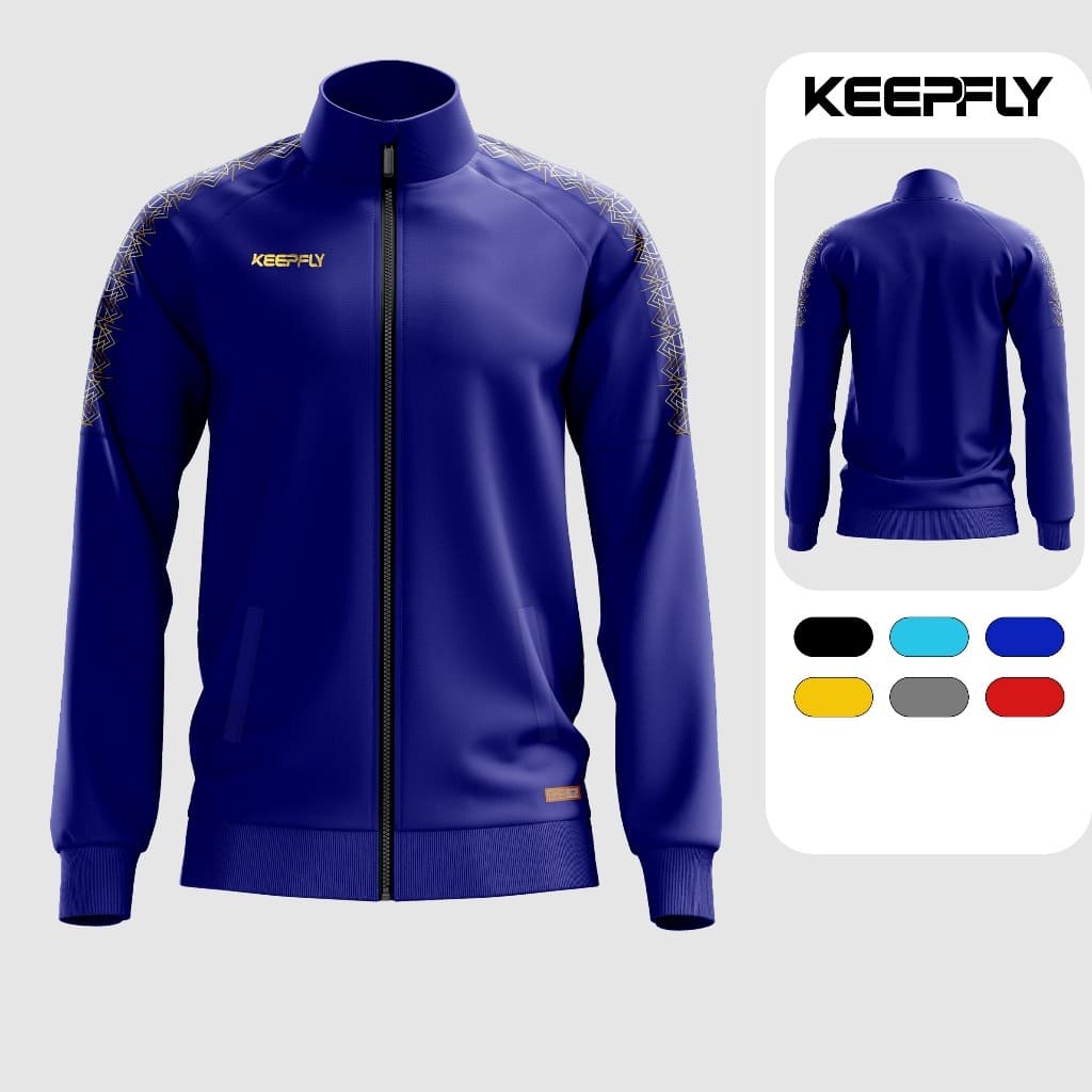 Áo Khoác Thể Thao Nam Nữ KEEPFLY ROYAL Cao Cấp Co Giãn Chống Nắng Tốt Có Túi Khóa Trong