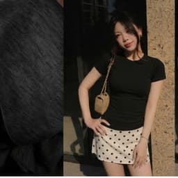 Áo Thun Nữ FORME Cổ Tròn Tay Ngắn Cơ Bản Form Ôm Tôn Dáng Chất Cotton Zip 4C 4