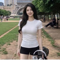 Áo Thun Nữ FORME Cổ Tròn Tay Ngắn Cơ Bản Form Ôm Tôn Dáng Chất Cotton Zip 4C 2
