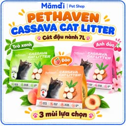 Cát Sắn Pethaven Dành Cho Mèo - An Toàn Cho Môi Trường, 7L ~ 2KG Cát Vệ Sinh Nguyên Liệu Củ Sắn 5