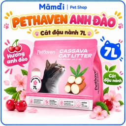Cát Sắn Pethaven Dành Cho Mèo - An Toàn Cho Môi Trường, 7L ~ 2KG Cát Vệ Sinh Nguyên Liệu Củ Sắn 7