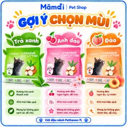 Cát Sắn Pethaven Dành Cho Mèo - An Toàn Cho Môi Trường, 7L ~ 2KG Cát Vệ Sinh Nguyên Liệu Củ Sắn 8