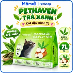 Cát Sắn Pethaven Dành Cho Mèo - An Toàn Cho Môi Trường, 7L ~ 2KG Cát Vệ Sinh Nguyên Liệu Củ Sắn 2