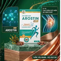 [CHÍNH HÃNG - 60VIÊN] Viên xương khớp Arostin, hỗ trợ thoái hoá khớp, thấp khớp, đau khớp - Viện Hàn Lâm KH&CN Việt Nam 6