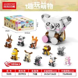 Bộ Lắp Ghép Động Vật Mini Cho Bé 9101 đến 9110 5