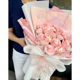 HỎA TỐC - Hoa sáp full bó hoa hồng dành tặng các cô nàng mộng mơ, yêu đời 2