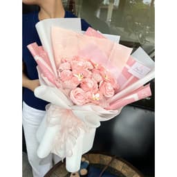 HỎA TỐC - Hoa sáp full bó hoa hồng dành tặng các cô nàng mộng mơ, yêu đời 4
