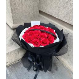 HỎA TỐC - Hoa sáp bó tròn full hoa hồng đỏ sang trọng, mang ý nghĩa đặc biệt dành tặng nàng 4