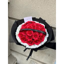HỎA TỐC - Hoa sáp bó tròn full hoa hồng đỏ sang trọng, mang ý nghĩa đặc biệt dành tặng nàng 2