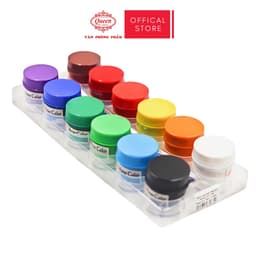 Màu nước Queen (Nữ Hoàng) - 12 màu - CHÍNH HÃNG - WC303 - 18ml/hũ 1