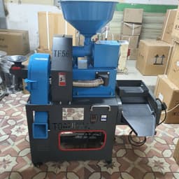Máy xát gạo gia đình 3 chức năng: Xát gạo, Nghiền bột, Lọc sạn - BH 1 năm 4