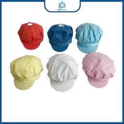 Mũ Nữ Phòng Sạch UNTG Đa Dạng Màu Chống Tĩnh Điện Dùng Trong Nhà Máy, Điện Tử, Xí Nghiệp 3