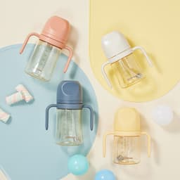 Bình Tập Uống Cho Bé LocknLock Nhựa PPSU HAP914 280ml, HAP915 350ml, Có Ống Hút, Tay Cầm - JoyMall 3