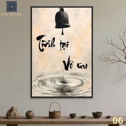 Tranh Canvas Thiền Nghệ Thuật, Tranh Treo Tường, Tranh Trang Trí Nhà Cửa, Phòng Khách, Phòng Thiền 4