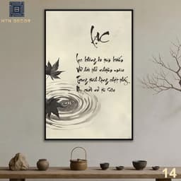 Tranh Canvas Thiền Nghệ Thuật, Tranh Treo Tường, Tranh Trang Trí Nhà Cửa, Phòng Khách, Phòng Thiền 8