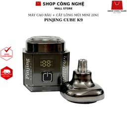 Máy cạo râu Enchen Mini X lưỡi cắt từ tính, có màn Led - Máy cạo râu Pinjing Cube 2in1 K9 -BH 6tháng 2