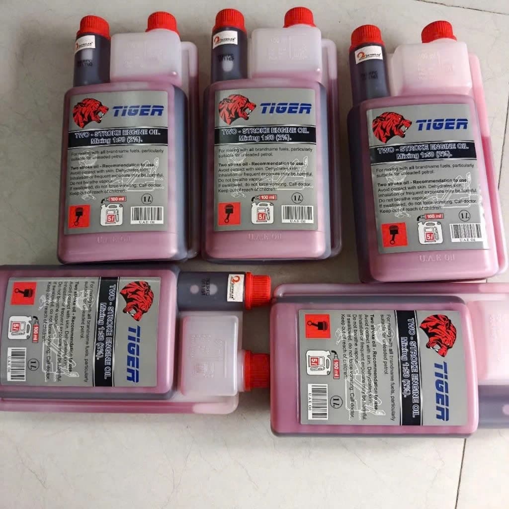 NHỚT TIGER 2 THÌ CHÍNH HÃNG, DẦU 2T TIGER CHO ĐỘNG CƠ 2 THÌ 1 LÍT