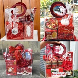 TÚI QUAI DA TRONG SUỐT ĐỰNG GIỎ QUÀ TẾT LỊCH LÃM,SANG TRỌNG 1