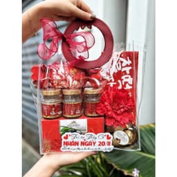TÚI QUAI DA TRONG SUỐT ĐỰNG GIỎ QUÀ TẾT LỊCH LÃM,SANG TRỌNG 3
