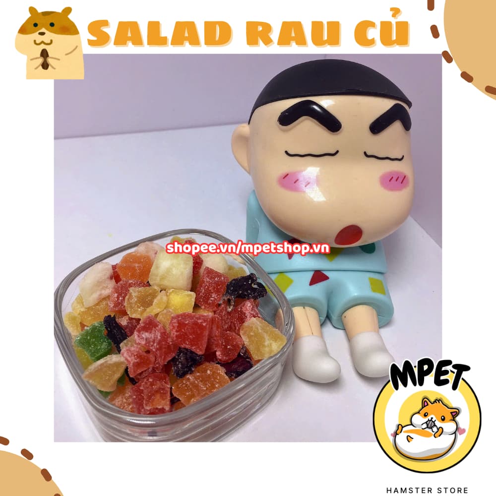 [50GR - Snack ăn dặm] Salad Rau Củ – Giải Nhiệt & Bổ Sung Chất Xơ Cho Hamster