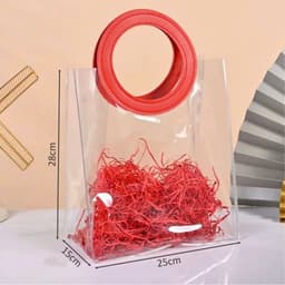 TÚI QUAI DA TRONG SUỐT ĐỰNG GIỎ QUÀ TẾT LỊCH LÃM,SANG TRỌNG 2