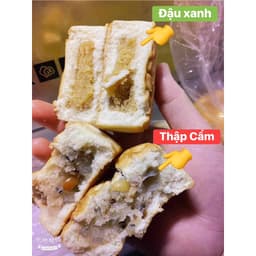 [Bánh Chay] Bánh nướng Huy Hoàng - Cao Bằng 1 túi 5 cái. Nhân đậu xanh và nhân thập cẩm. 2