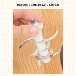 Máy Xay Ăn Dặm Bear CH-4H02S, 0.3Lit  - Công suất 200W - Xay được cháo, rau củ, thịt, trái cây và gia vị 7