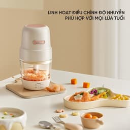 Máy Xay Ăn Dặm Bear CH-4H02S, 0.3Lit  - Công suất 200W - Xay được cháo, rau củ, thịt, trái cây và gia vị 5