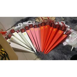 HỎA TỐC - Tặng túi thiệp - Hoa hồng đỏ ánh nhũ bó 1 cây, món quà gọn nhẹ vẫn ý nghĩa trong các dịp đặc biệt 4