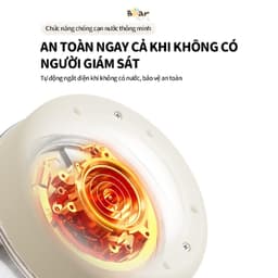Máy Đun Hâm Sữa Bear WW-5H12N, 1.3L - 8 chế độ thông minh - Màn hình cảm ứng tiếng Việt, Hàng Chính Hãng 3
