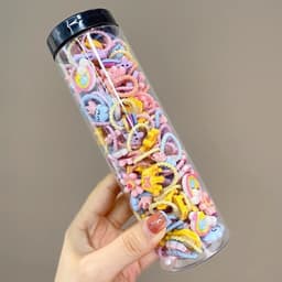 30 Dây Buộc Tóc Cao Su Co Giãn Phong Cách Mới Dễ Thương Cho Bé 4