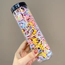 30 Dây Buộc Tóc Cao Su Co Giãn Phong Cách Mới Dễ Thương Cho Bé 8