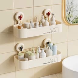 Kệ Hít Chân Không Để Đồ Nhà Tắm, Bếp, Phòng Ngủ Đa Năng Không Cần Khoan Tiện Lợi GIA DỤNG VĨNH NGÂN 2
