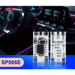SP005E ĐIỀU KHIỂN LED FULL MÀU MINI CHẠY AUTO DIY CHO XE MOTO OTO 12V 24V HỖ TRỢ LED WS2811 WS2815 1