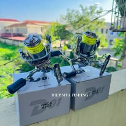 (TẶNG KHOÁ LURE) Máy câu cá Lure Đứng Cao Cấp Orca  D01 Có Sẵn Dây Pe-  Siêu Tiện lợi -có 2 loại tay đơn và tay đôi 2