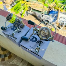 (TẶNG KHOÁ LURE) Máy câu cá Lure Đứng Cao Cấp Orca  D01 Có Sẵn Dây Pe-  Siêu Tiện lợi -có 2 loại tay đơn và tay đôi 9