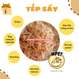 {50GR] Tép khô vỗ béo, mượt lông cho hamster 2