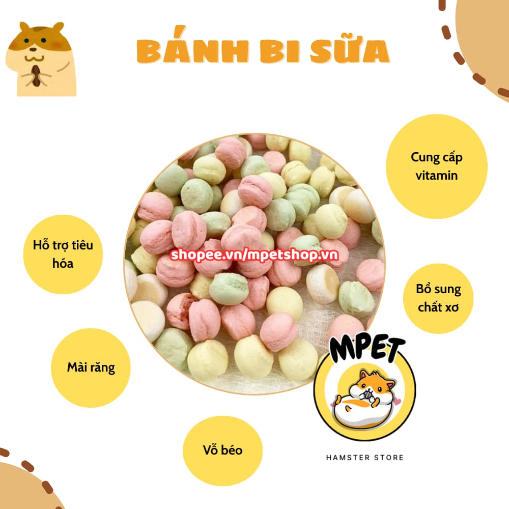 Bánh bao sữa vỗ béo cho hamster [10gr/50gr]