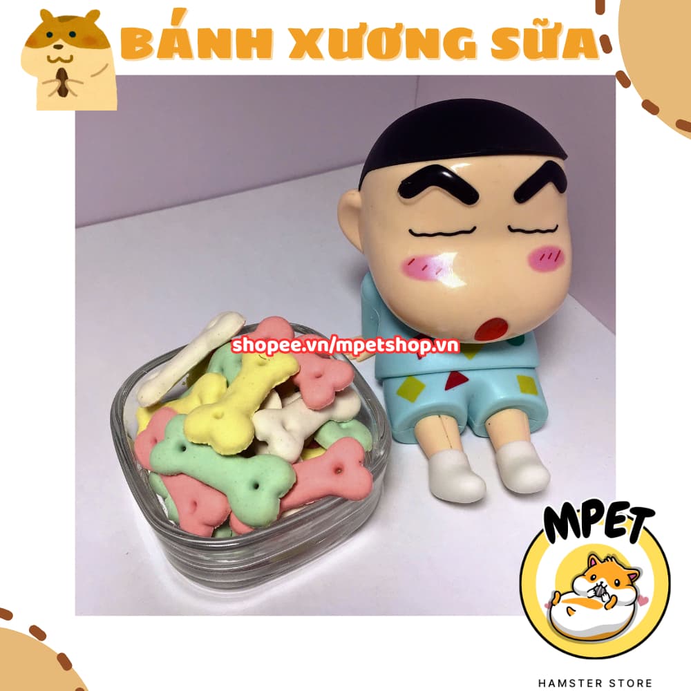 [50GR - Snack ăn dặm] BÁNH XƯƠNG SỮA– Bổ Sung Canxi, Vỗ Béo