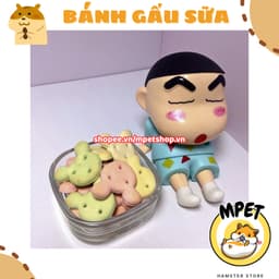 [50GR - Snack ăn dặm] BÁNH GẤU SỮA– Bổ Sung Canxi, Vỗ Béo 1