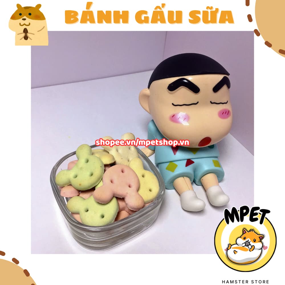[50GR - Snack ăn dặm] BÁNH GẤU SỮA– Bổ Sung Canxi, Vỗ Béo