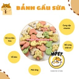 [50GR - Snack ăn dặm] BÁNH GẤU SỮA– Bổ Sung Canxi, Vỗ Béo 2