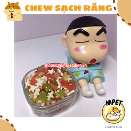 [50Gr - Snack mài răng] CHEW TRÁI CÂY SẠCH RĂNG - MÀI RĂNG, THƠM MIỆNG 1