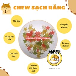 [50Gr - Snack mài răng] CHEW TRÁI CÂY SẠCH RĂNG - MÀI RĂNG, THƠM MIỆNG 2