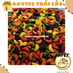 [50Gr - Snack ăn dặm] KAYTEE TRÁI CÂY - VỖ BÉO, HỖ TRỢ TIÊU HÓA, BỔ SUNG VITAMIN 3