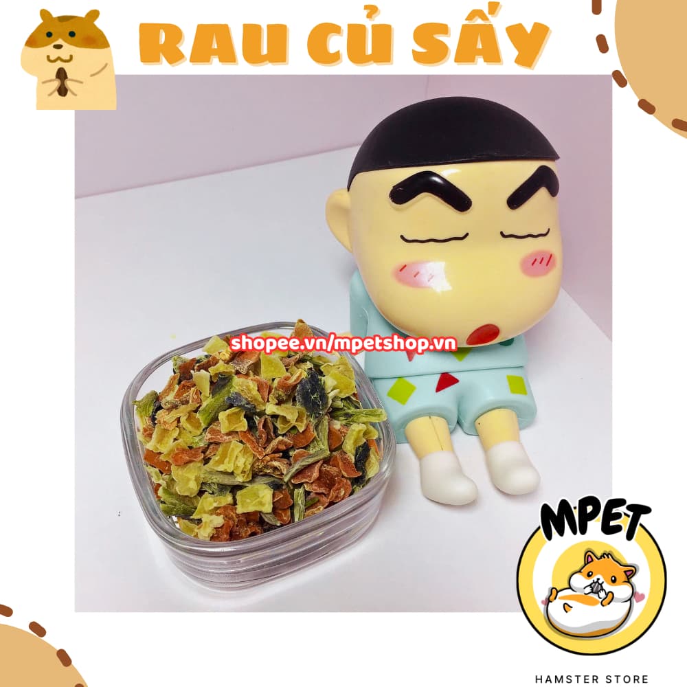 [50Gr - Snack rau củ] RAU CỦ SẤY LẠNH - BỔ SUNG CHẤT XƠ & VITAMIN, GIẢI NHIỆT, GIẢM STRESS  🥕🥬