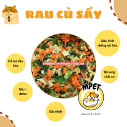 [50Gr - Snack rau củ] RAU CỦ SẤY LẠNH - BỔ SUNG CHẤT XƠ & VITAMIN, GIẢI NHIỆT, GIẢM STRESS  🥕🥬 2